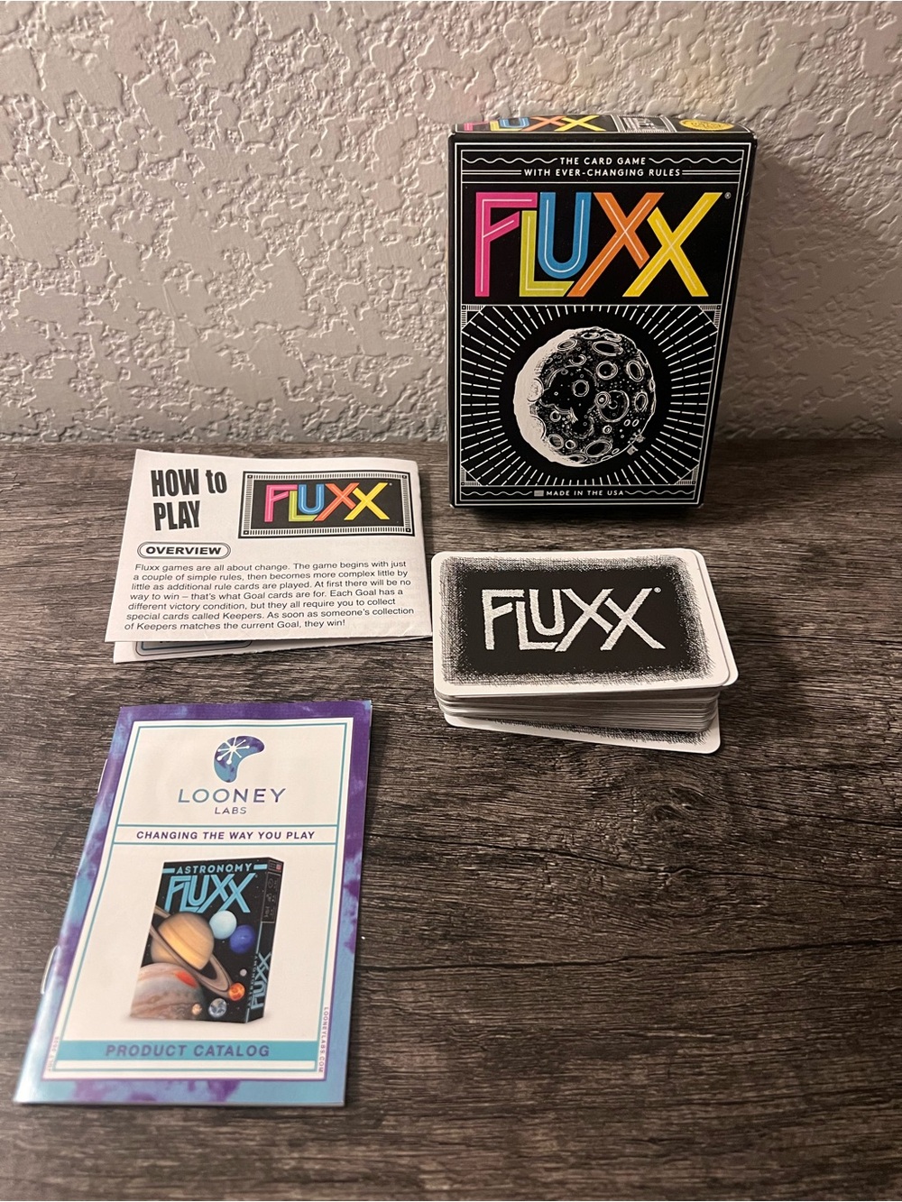 Fluxx Card Game by Looney Labs Complete Family Strategy Party Game